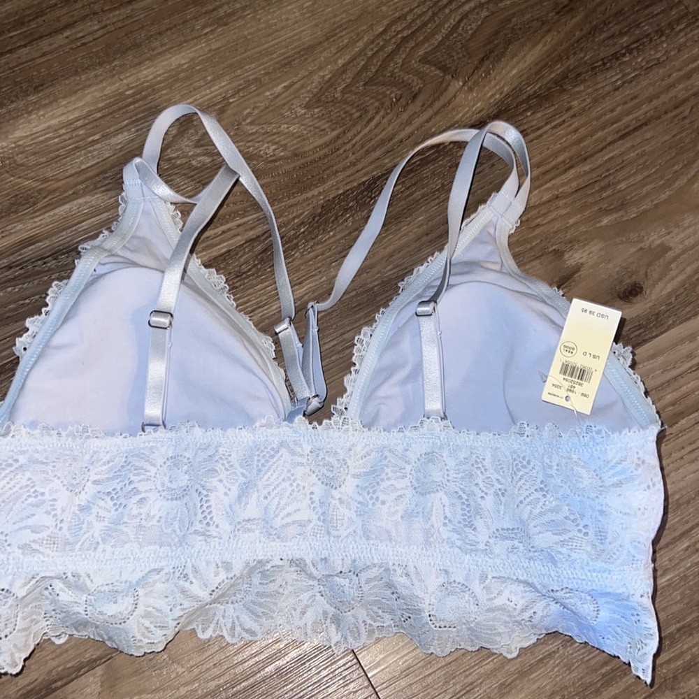 Aerie blue racer back strappy padded lace bralette - Picture 3 of 3